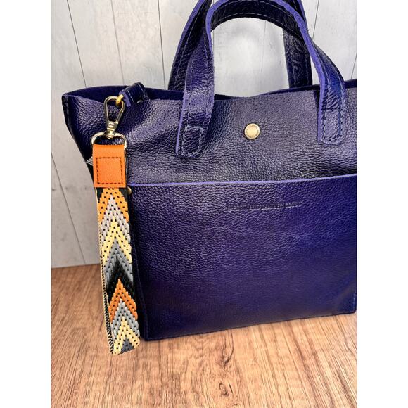 Woven Keychain Charm Neutral Purse Bag Charm Boho Accessories FAST SHIP NEW - Picture 1 of 6